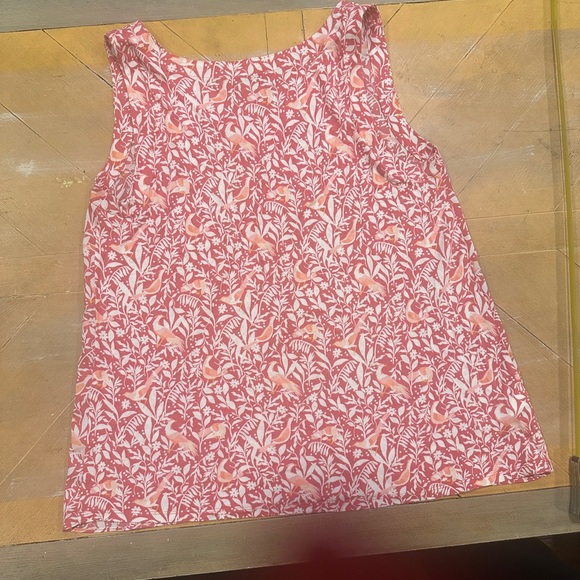 LOFT Pink and White Floral Blouse - Picture 5 of 6